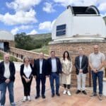 La reunió entre el Patronat de Turisme i el consell comarcal de la Noguera al Parc Astronòmic del Montsec