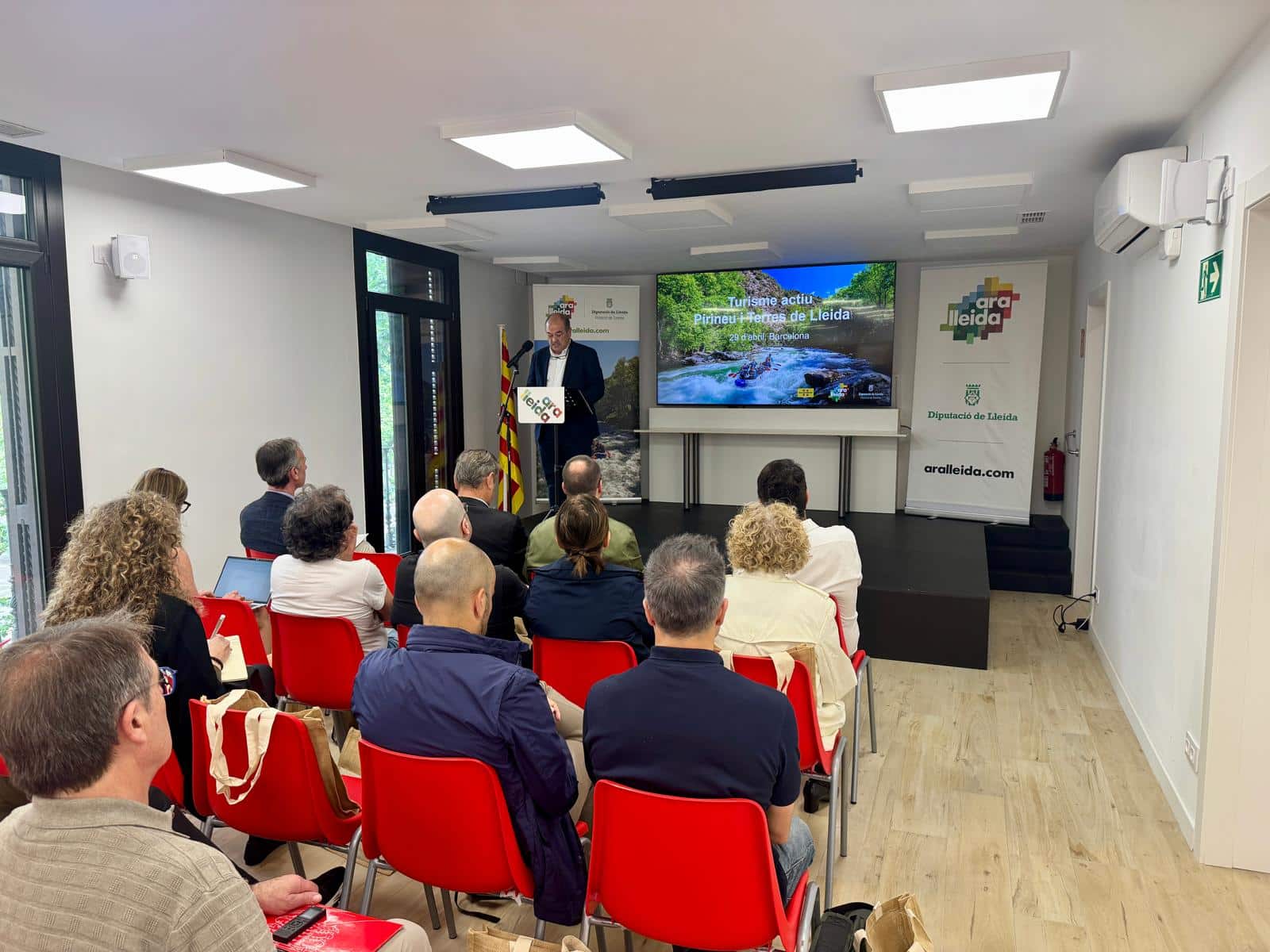 Presentació turisme actiu a Barcelona